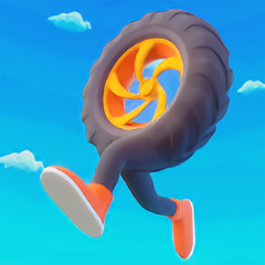 轮胎人冲冲冲游戏(wheel racer)